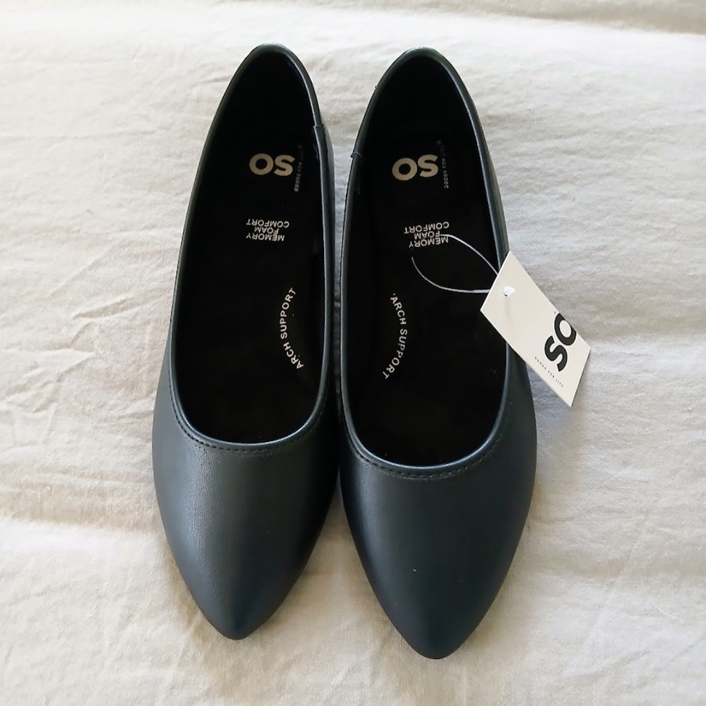 NWT SO Neema Women's Pointed Toe Ballet Flat